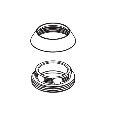 Click here to see Delta RP102170CZ Delta Faryn Bonet Nut and Cap, Champagne Bronze - RP102170CZ