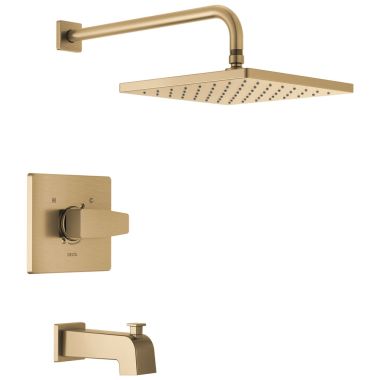 Click here to see Delta T14468-CZ-PP Delta Modern Monitor 14 Series Tub And Trim Shower, Touch-Clean, MultiChoice, ADA, 1.75 GPM, Champagne Bronze - T14468-CZ-PP