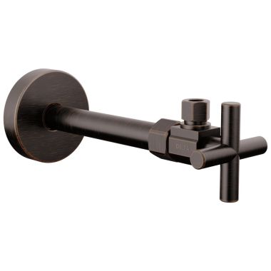 Click here to see Delta DT022201-RB Delta Angled Supply Stop Valve, ADA-Compliant, Venetian Bronze - DT022201-RB