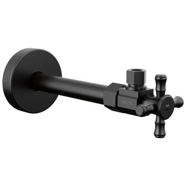 Click here to see Delta DT022202-BL Delta Angled Supply Stop Valve, ADA-Compliant, Matte Black - DT022202-BL