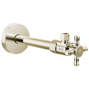 Click here to see Delta DT022202-PN Delta Angled Supply Stop Valve, ADA-Compliant, Polished Nickel - DT022202-PN