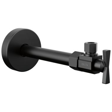 Click here to see Delta DT022203-BL Delta Angled Supply Stop Valve, ADA-Compliant, Matte Black - DT022203-BL