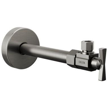 Click here to see Delta DT022203-KS Delta Angled Supply Stop Valve, ADA-Compliant, Black Stainless - DT022203-KS