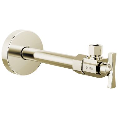 Click here to see Delta DT022203-PN Delta Angled Supply Stop Valve, ADA-Compliant, Polished Nickel - DT022203-PN