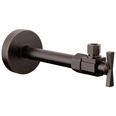 Click here to see Delta DT022203-RB Delta Angled Supply Stop Valve, ADA-Compliant, Venetian Bronze - DT022203-RB