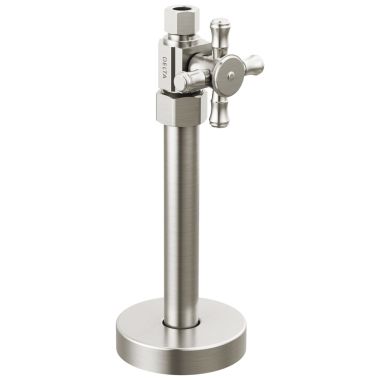 Click here to see Delta DT021202-SS Delta Straight Supply Stop Valve, Brass, ADA-Compliant, Stainless - DT021202-SS