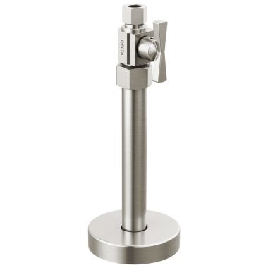 Click here to see Delta DT021203-SS Delta Straight Supply Stop Valve, Brass, ADA-Compliant, Stainless - DT021203-SS