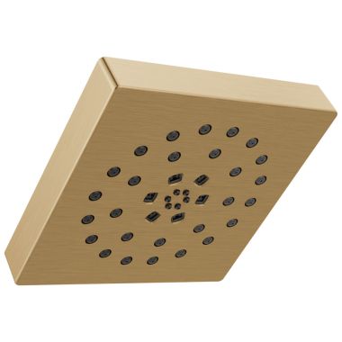 Click here to see Delta 52484-CZ-PR Delta Universal Showering Shower Head with Ultrasoak, 4-Setting, H2Okinetic, TouchClean, 1.75 GPM, Lumicoat Champagne Bronze - 52484-CZ-PR