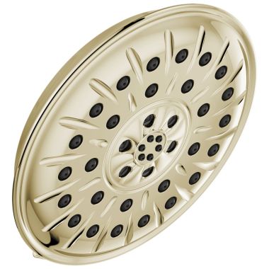 Click here to see Delta 52487-PN-PR Delta Universal Showering Shower Head with Ultrasoak, 4-Setting, H2Okinetic, TouchClean, 1.75 GPM, Lumicoat Polished Nickel - 52487-PN-PR
