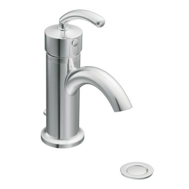 Click here to see Moen S6500 Moen S6500 Chrome Icon Single-Handle Low-Arc Bathroom Faucet