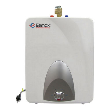 Click here to see Eemax EMT2.5 EEMax EMT2.5 MiniTank Electric Min Tank Water Heater, 2.5 gallon, 1/2