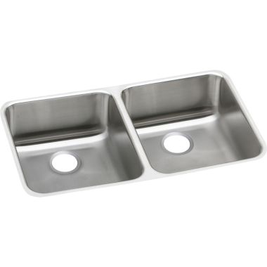 Click here to see Elkay ELUHAD311845 Elkay ELUHAD311845 Gourmet Undermount Double Bowl Rectangular Sink