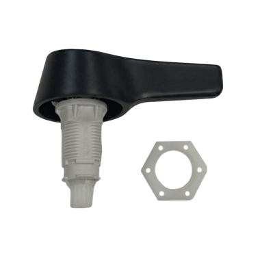 Click here to see TOTO PARTS  TOTO Left Trip Lever Handle for Vespin II and Drake II, Matte Black - THU485#MBL 