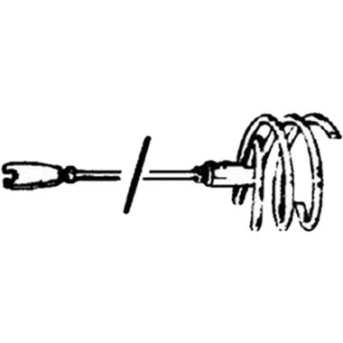 Click here to see Ridgid 62075 RIDGID Drain Cleaning System Model T-306 Replacement Double Corkscrew for K-1000 Rodder Machine, 3