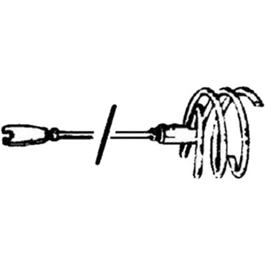 Click here to see Ridgid 62105 RIDGID Drain Cleaning System Model T-312 Replacement Square Stock Corkscrew for K-1000 Rodder Machine, 6