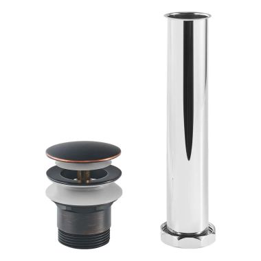 Click here to see American Standard 1582.000.278 American Standard Townsend Freestanding Bathtub Overflow Cover and Drain Kit, Legacy Bronze - 1582000.278