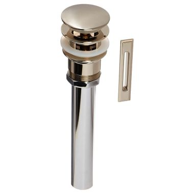 Click here to see American Standard 1614305.013 American Standard Town Square S Freestanding Bathtub Overflow Cover and Drain Kit, Polished Nickel - 1614305.013