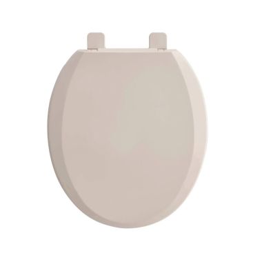 Click here to see American Standard 5259B65MT.021 American Standard Cardiff Round Toilet Seat, Soft-Close, Quick Connect Nut, EverClean, Bone - 5259B65MT.021