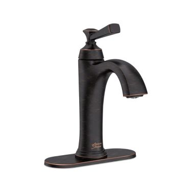Click here to see American Standard 7617107.278 American Standard Single-Handle Bathroom Faucet With Push Pop-Up, Supply Lines, and 4