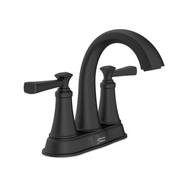 Click here to see American Standard 7617207.243 American Standard Glenmere Centerset Bathroom Faucet with Metal Push Pop-Up, 2 Handle, ADA, WaterSense, 1.2 GPM, Matte Black - 7617207.243