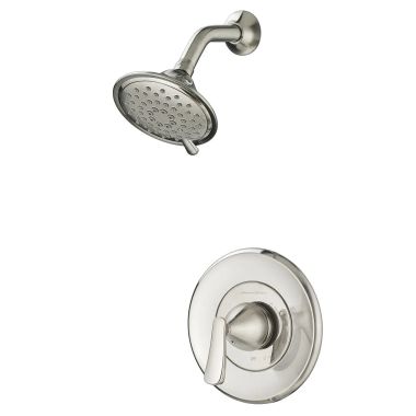 Click here to see American Standard 7413501.295 American Standard Chatfield 3 Function Shower Only Faucet with Pressure Balance Valve, Lever Handle, Brushed Nickel - 7413501.295