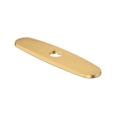 Click here to see American Standard 1660152.GN0 American Standard Barton Kitchen Faucet Deck Plate, Zinc, Brushed Cool Sunrise - 1660152.GN0