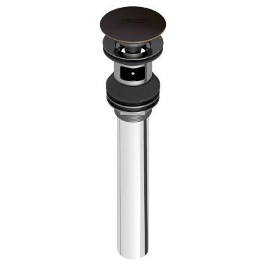 Click here to see American Standard 8888095.278 American Standard Universal Push-Pop Drain with Overflow, Legacy Bronze - 8888095.278