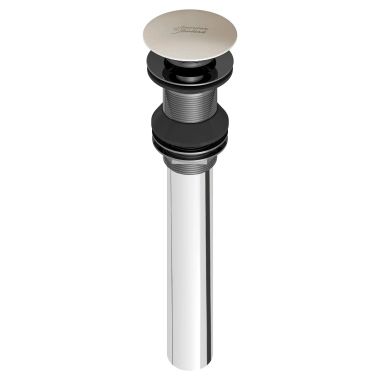 Click here to see American Standard 8888112.295 American Standard Universal Push-Pop Drain without Overflow, Brushed Nickel - 888112.295