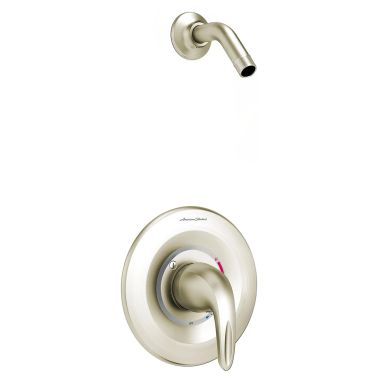 Click here to see American Standard TU385.501WDXH.295 American Standard Reliant 3 Shower Only Trim, Lever Handle, Pressure Balance, 2.5 GPM, Brushed Nickel - TU385.501WDXH.295