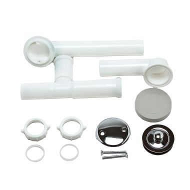 Click here to see Moen 90530 Moen Tub Drain with Lift-N-Drain Assembly, Chrome - 90530