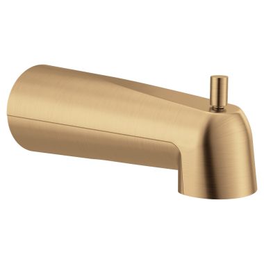 Click here to see Moen 3839BZG Moen Wall-Mount Tub Spout with Pull-Up Diverter, Slip Fit, Bronzed Gold - 3839BZG