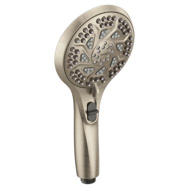 Click here to see Moen 198021BN MOEN 198021BN 5 FUNCTION HANDSHOWER BRUSHED NICKEL