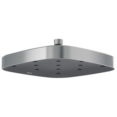 Click here to see Delta ISH1118 Delta 10” Square Single Function Raincan Showerhead, H2Okinetic, 2.12 GPM, Chrome - ISH1118