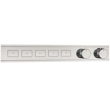 Click here to see Delta T77705 Delta MagnaChoice High Flow Push Button Thermostatic Trim with Five Outlets, Polished Chrome - T77705