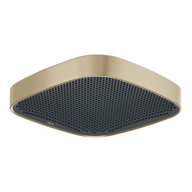 Click here to see Delta ISH1116-CZ Delta MagnaDrizzle 15” Single Function Square Shower Head with Drizzle Spray, Champagne Bronze - ISH1116-CZ