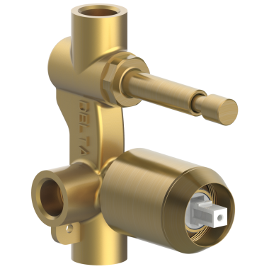 Click here to see Delta R85300-CZ Delta Rough-In w/ Push Button Diverter, Champagne Bronze - R85300-CZ