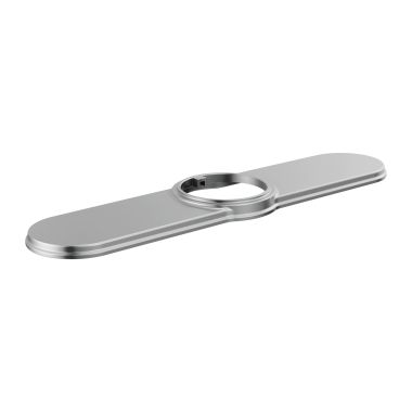 Click here to see Delta RP100845ARPR Delta Renaldi One-Hole Escutcheon, Lumicoat Arctic Stainless - RP100845ARPR