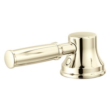 Click here to see Delta RP103677PNPR Delta Renaldi Bridge Kitchen Faucet Lever Handle Assembly, Lumicoat Polished Nickel - RP103677PNPR