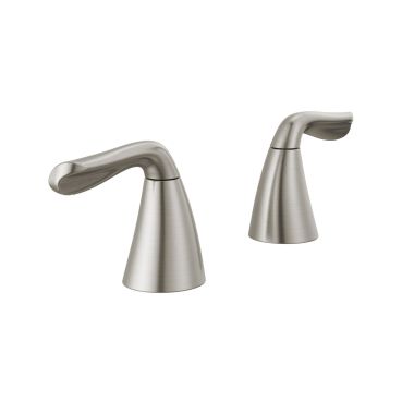 Click here to see Delta RP103959SP Delta Arvo Widespread Pull-Down Bathroom Faucet Lever Handle Assembly, SpotShield Brushed Nickel - RP103959SP