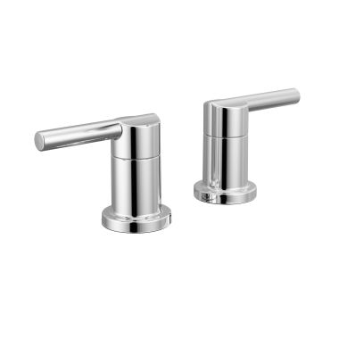 Click here to see Delta RP103970PC Delta Nicoli Centerset Pull-Down Bathroom Faucet Lever Handle Assembly, Chrome - RP103970PC