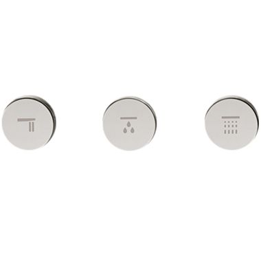 Click here to see Delta RP200012 Delta MagnaChoice Traditional Thermostatic Trim Horizontal Round Button Kit, Chrome - RP200012