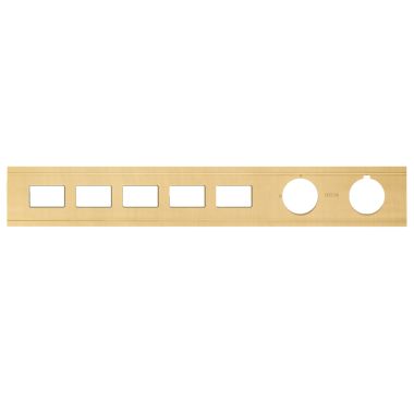 Click here to see Delta RP200023CZ Delta Modern Escutcheon, Champagne Bronze - RP200023CZ