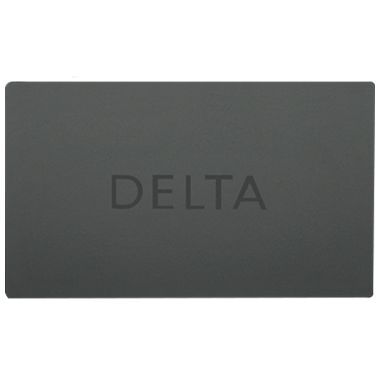 Click here to see Delta RP200027BL Delta MagnaChoice Modern Push Button Trim Square Button, Matte Black - RP200027BL