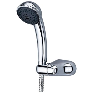 Click here to see Delta S650-CH DELTA S650-CH UNIVERSAL 3-SETTING HAND SHOWER W/HOSE AND HOLDER - CHROME