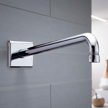 Click here to see Delta RP48332 Delta Urban Arzo Shower Arm and Escutcheon, Chrome - RP48332