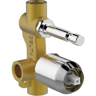 Click here to see Delta R85300 Delta Rough-In w/ Push Button Diverter, Chrome - R85300