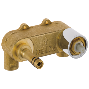 Click here to see Delta R85400 Delta Single-Handle Wall Mount Rough-In Valve, Chrome - R85400