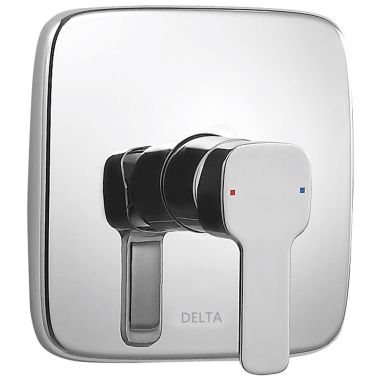 Click here to see Delta T852339 Delta Kami Square Single Handle Valve Trim, ADA, Polished Chrome - T852339