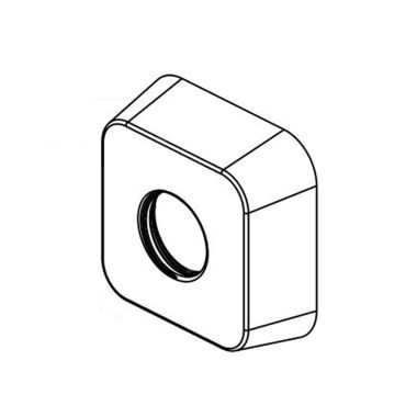 Click here to see Delta RP81825 Delta Kami Escutcheon Assembly, Chrome - RP81825