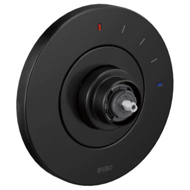 Click here to see Brizo T60P035-BLLHP Brizo Litze Pressure Balance Single-Handle Valve Trim, Less Handle, Matte Black - T60P035-BLLHP